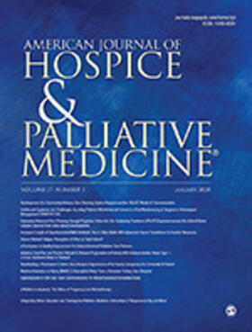  American Journal of Hospice and Palliative Medicine | Zeitschrift |  Sack Fachmedien