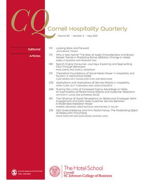  Cornell Hospitality Quarterly | Zeitschrift |  Sack Fachmedien