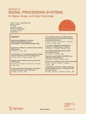 Editor-in-Chief: Sun-Yuan Kung |  Journal of Signal Processing Systems | Zeitschrift |  Sack Fachmedien