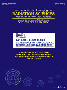  Journal of Medical Imaging and Radiation Sciences | Zeitschrift |  Sack Fachmedien