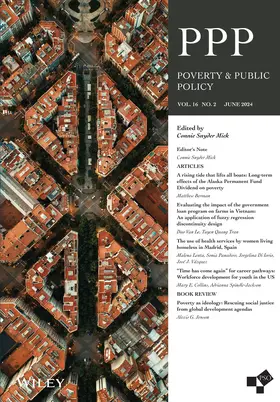  Poverty & Public Policy | Zeitschrift |  Sack Fachmedien