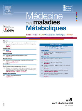  Medecine des Maladies Metaboliques | Zeitschrift |  Sack Fachmedien