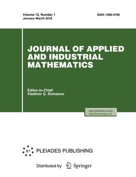 Editor-in-Chief: Vladimir G. Romanov |  Journal of Applied and Industrial Mathematics | Zeitschrift |  Sack Fachmedien