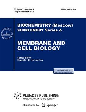 Editor-in-Chief: Stanislav S. Kolesnikov |  Biochemistry (Moscow), Supplement Series A: Membrane and Cell Biology | Zeitschrift |  Sack Fachmedien