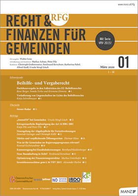  Recht & Finanzen für Gemeinden (RFG) | Zeitschrift |  Sack Fachmedien