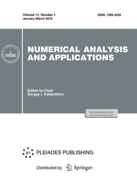  Numerical Analysis and Applications | Zeitschrift |  Sack Fachmedien