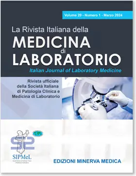 Direttore Scientifico: R.M. Dorizzi / N. Bizzaro |  La Rivista Italiana della Medicina di Laboratorio - Italian Journal of Laboratory Medicine | Zeitschrift |  Sack Fachmedien