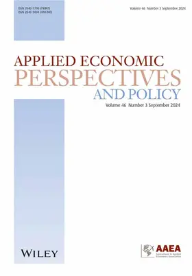  Applied Economic Perspectives and Policy | Zeitschrift |  Sack Fachmedien