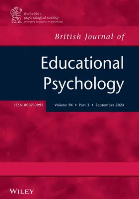  British Journal of Educational Psychology | Zeitschrift |  Sack Fachmedien