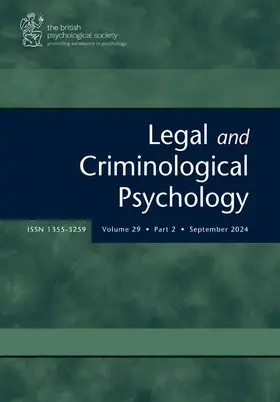  Legal and Criminological Psychology | Zeitschrift |  Sack Fachmedien