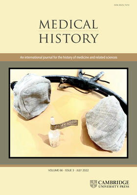 Medical History | Cambridge University Press | Zeitschrift | sack.de