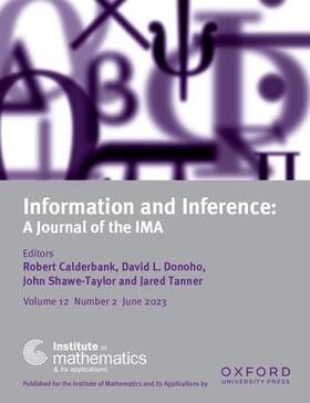  Information and Inference: A Journal of the IMA | Zeitschrift |  Sack Fachmedien
