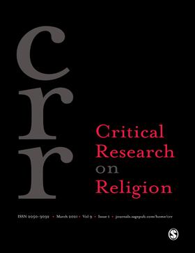  Critical Research on Religion | Zeitschrift |  Sack Fachmedien