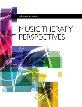  Music Therapy Perspectives | Zeitschrift |  Sack Fachmedien