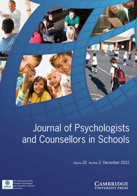  Journal of Psychologists and Counsellors in Schools | Zeitschrift |  Sack Fachmedien