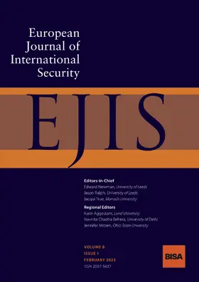  European Journal of International Security | Zeitschrift |  Sack Fachmedien