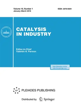  Catalysis in Industry | Zeitschrift |  Sack Fachmedien