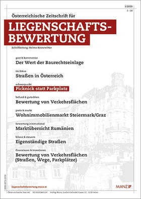  Österreichische Zeitschrift für Liegenschaftsbewertung (ZLB) | Zeitschrift |  Sack Fachmedien