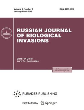 Editor-in-Chief: Yury Y. Dgebuadze |  Russian Journal of Biological Invasions | Zeitschrift |  Sack Fachmedien