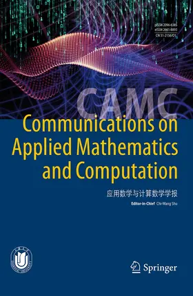  Communications on Applied Mathematics and Computation | Zeitschrift |  Sack Fachmedien