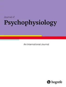  Journal of Psychophysiology | Zeitschrift |  Sack Fachmedien