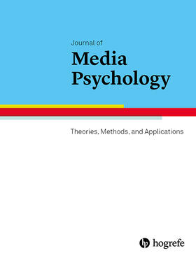  Journal of Media Psychology | Zeitschrift |  Sack Fachmedien