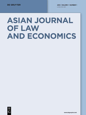 Editor-in-Chief: Kim, Jeong-Yoo |  Asian Journal of Law and Economics | Zeitschrift |  Sack Fachmedien