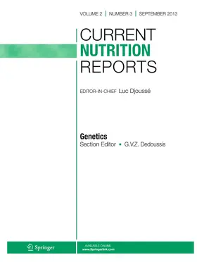  Current Nutrition Reports | Zeitschrift |  Sack Fachmedien