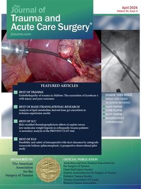 The Journal of Trauma and Acute Care Surgery | Lippincott | Zeitschrift | sack.de