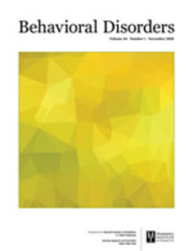  Behavioral Disorders | Zeitschrift |  Sack Fachmedien