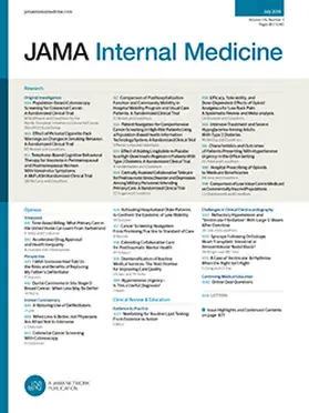  JAMA Internal Medicine | Zeitschrift |  Sack Fachmedien