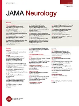  JAMA Neurology | Zeitschrift |  Sack Fachmedien