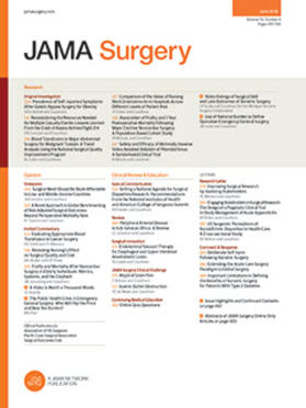  JAMA Surgery | Zeitschrift |  Sack Fachmedien