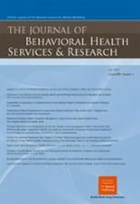  The Journal of Behavioral Health Services & Research | Zeitschrift |  Sack Fachmedien