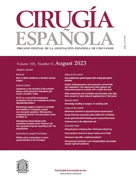  Cirugia Espanola (English Edition) | Zeitschrift |  Sack Fachmedien