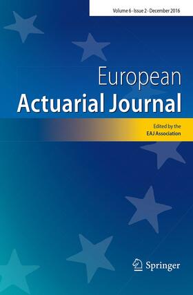  European Actuarial Journal | Zeitschrift |  Sack Fachmedien