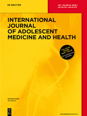 Editor-in-Chief: Merrick, Joav |  International Journal of Adolescent Medicine and Health | Zeitschrift |  Sack Fachmedien