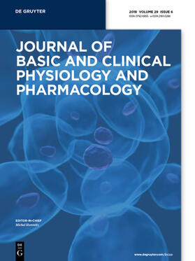 Journal of Basic and Clinical Physiology and Pharmacology | De Gruyter | Zeitschrift | sack.de