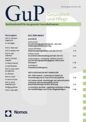  Gesundheit und Pflege - GuP | Zeitschrift |  Sack Fachmedien
