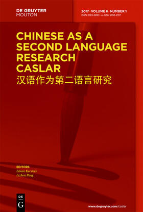 Chinese as a Second Language Research | De Gruyter | Zeitschrift | sack.de