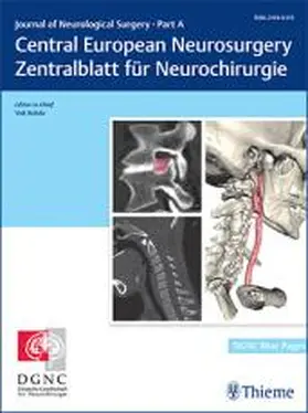 Editors-in-Chief: D. Kraus / M. J. Link / V. Rohde |  Journal of Neurological Surgery Part A: Central European Neurosurgery | Zeitschrift |  Sack Fachmedien