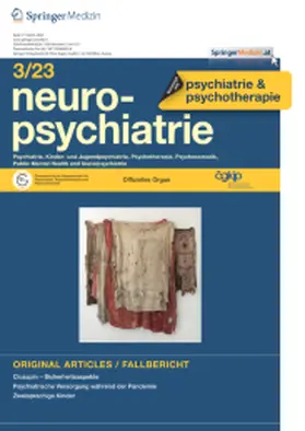 Andreas Karwautz, Barbara Sperner-Unterweger, Johannes Wancata, Eva Reininghaus |  neuropsychiatrie | Zeitschrift |  Sack Fachmedien