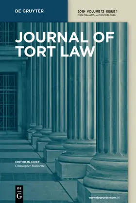 Editor-in-Chief: Robinette, Christopher |  Journal of Tort Law | Zeitschrift |  Sack Fachmedien