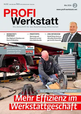 Christoph Huss |  Profi Werkstatt | Zeitschrift |  Sack Fachmedien