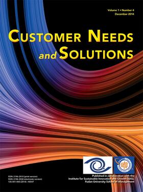 Editor-in-Chief: Min Ding |  Customer Needs and Solutions | Zeitschrift |  Sack Fachmedien