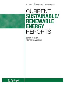  Current Sustainable/Renewable Energy Reports | Zeitschrift |  Sack Fachmedien