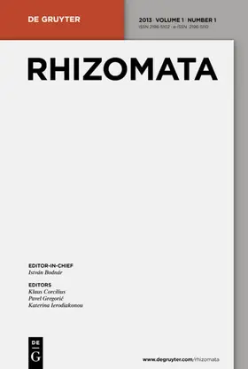 Hrsg. v. Bodnár, István / Corcilius, Klaus / Gregoric, Pavel / Ierodiakonou, Katerina |  Rhizomata | Zeitschrift |  Sack Fachmedien