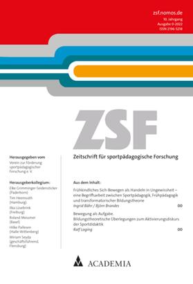 ZSF - Zeitschrift für sportpädagogische Forschung | Nomos | Zeitschrift | sack.de