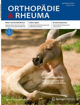  Orthopädie & Rheuma | Zeitschrift |  Sack Fachmedien