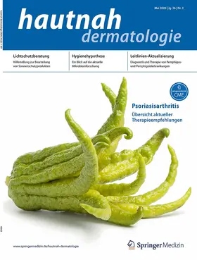  hautnah dermatologie | Zeitschrift |  Sack Fachmedien